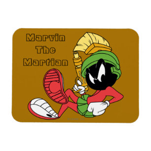 MARVIN THE MARTIAN™ Reclining With Laser Magnet