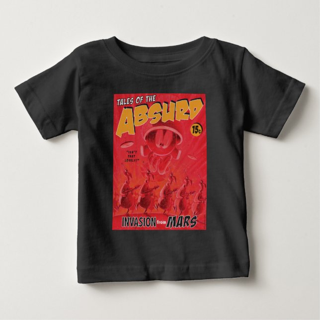 MARVIN THE MARTIAN™ Retro Invasion From Mars Comic Baby T-Shirt (Front)