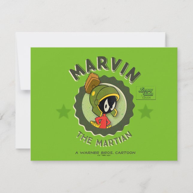 MARVIN THE MARTIAN™ Retro Lobby Card (Front)