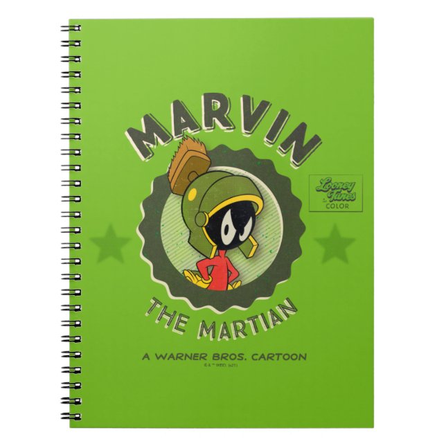 MARVIN THE MARTIAN™ Retro Lobby Card Notebook (Front)