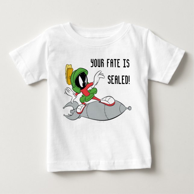 MARVIN THE MARTIAN™ Riding Rocket Baby T-Shirt (Front)