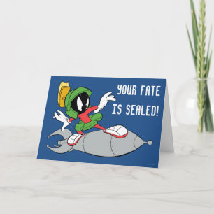 MARVIN THE MARTIAN™ Riding Rocket Card