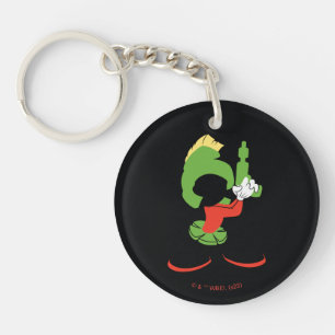 MARVIN THE MARTIAN™ Silhouette With Raygun Key Ring
