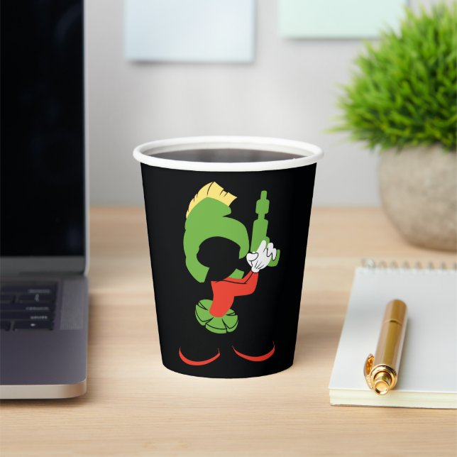 MARVIN THE MARTIAN™ Silhouette With Raygun Paper Cups (Insitu)