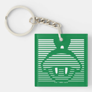 MARVIN THE MARTIAN™ Striped Icon Key Ring
