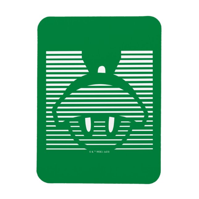 MARVIN THE MARTIAN™ Striped Icon Magnet (Vertical)