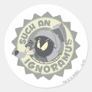 MARVIN THE MARTIAN™ Such An Ignoramus Classic Round Sticker