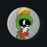 MARVIN THE MARTIAN™ Thinking 6 Cm Round Badge<br><div class="desc">LOONEY TUNES™ | Check out this MARVIN THE MARTIAN™ Thinking artwork! Click the customise button to begin personalising your very own LOONEY TUNES™ merchandise!</div>