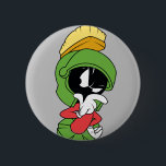 MARVIN THE MARTIAN™ Thinking 6 Cm Round Badge<br><div class="desc">LOONEY TUNES™ | Check out this MARVIN THE MARTIAN™ Thinking artwork! Click the customise button to begin personalising your very own LOONEY TUNES™ merchandise!</div>