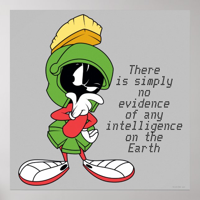 MARVIN THE MARTIAN™ Thinking Poster (Front)