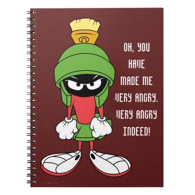 MARVIN THE MARTIAN™ Upset Notebook (Front)