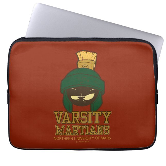 MARVIN THE MARTIAN™ Varsity Collegiate Graphic Laptop Sleeve (Front)