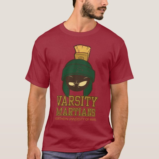 MARVIN THE MARTIAN™ Varsity Collegiate Graphic T-Shirt (Front)