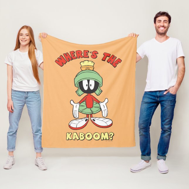 MARVIN THE MARTIAN™ Where's the Kaboom? Fleece Blanket (In Situ)