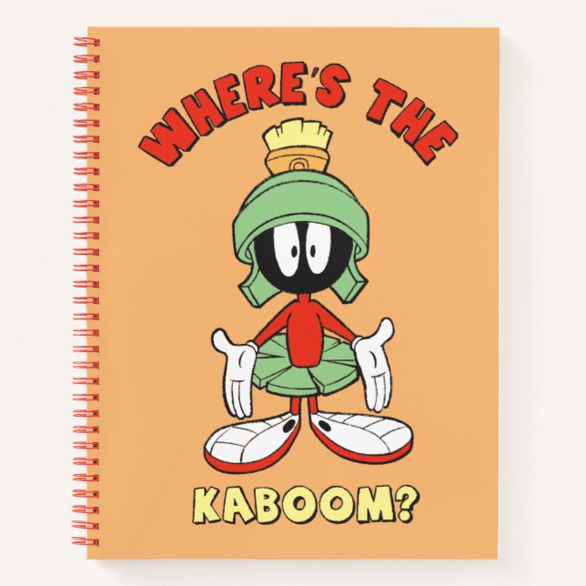 MARVIN THE MARTIAN™ Where's the Kaboom? Notebook (Front)