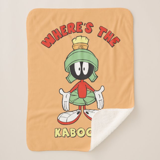 MARVIN THE MARTIAN™ Where's the Kaboom? Sherpa Blanket (Front)