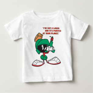 MARVIN THE MARTIAN™ with Laser Pointed Up Baby T-Shirt