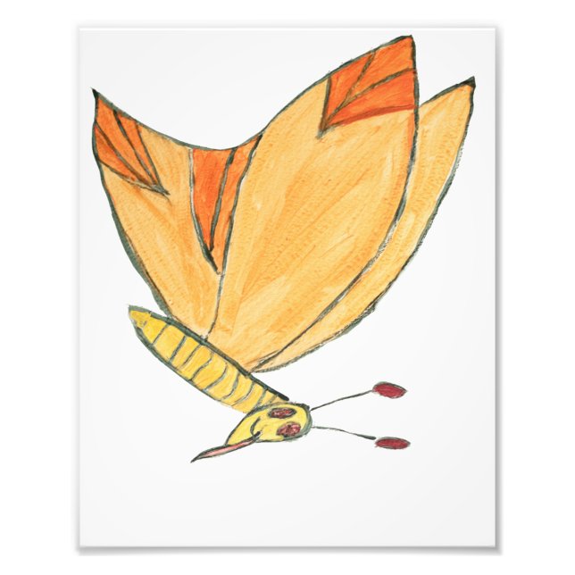 Marvin the Moth Photo Print (Front)