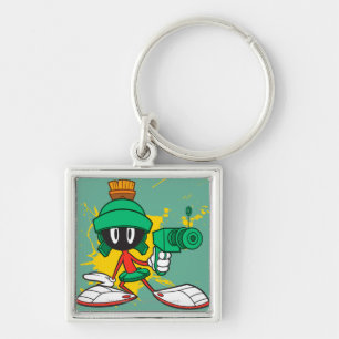 Marvin With Gun Key Ring
