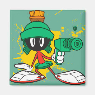 Marvin With Gun Magnet