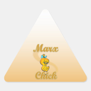 Marx Chick Triangle Sticker