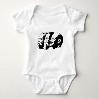 Marx, Engels and Lénin Baby Bodysuit
