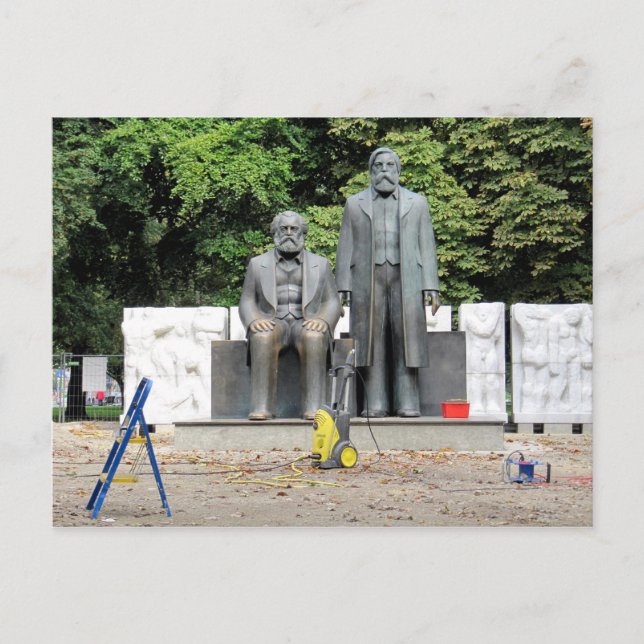 Marx-Engels Denkmal Berlin Postcard (Front)