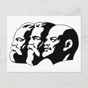 Marx, Engels et Lénin Postcard