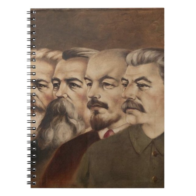 Marx, Engels, Lenin, and Stalin Notebook (Front)