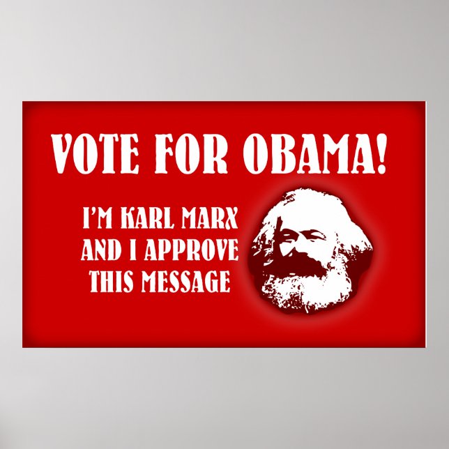 Marx for Obama Poster (Front)
