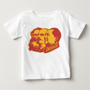 Marx Lenin Mao Portrait Baby T-Shirt