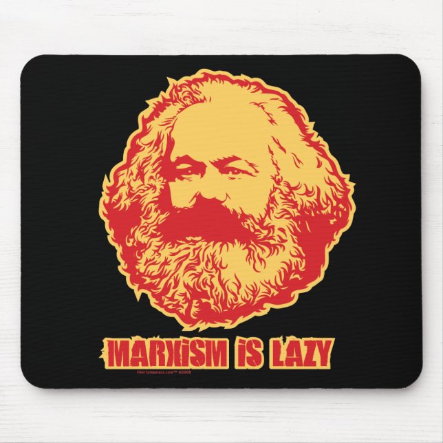 Marxism is Lazy Mouse Pad (Front)