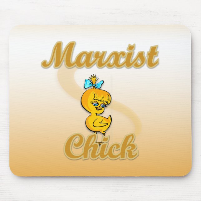Marxist Chick Mouse Pad (Front)