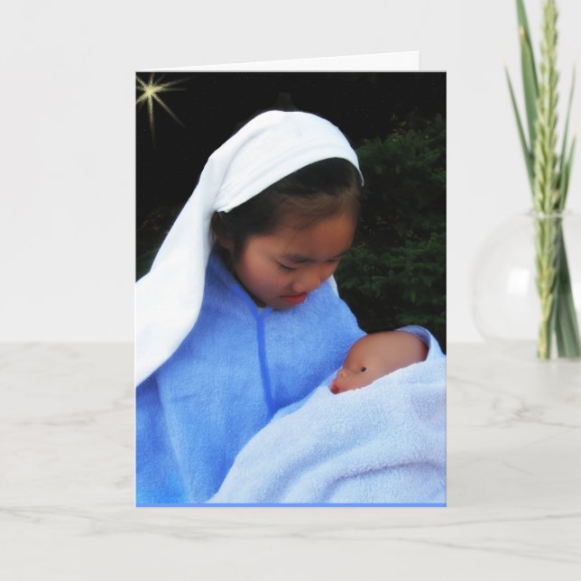 Mary and Baby Holiday Card (Front)