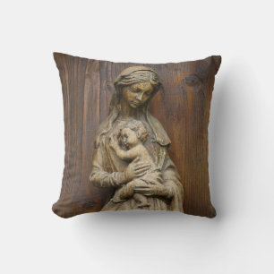 Mary And Baby Jesus Cushion