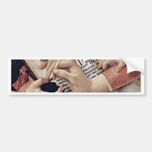Mary And Christ Child And Five Angels Tondo Detail Bumper Sticker
