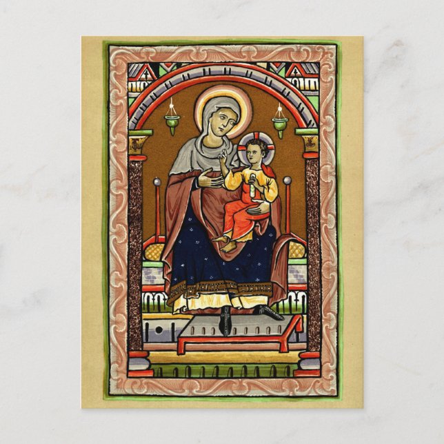 Mary and Jesus Postcard (Front)