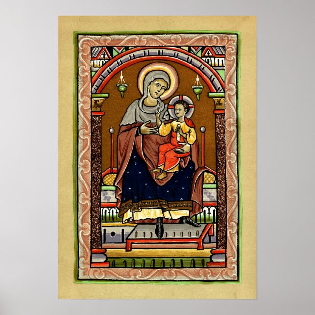 Mary and Jesus Poster (Front)