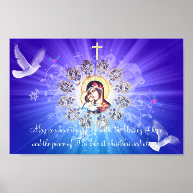 Mary and Jesus Poster (Front)