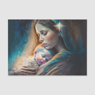 Mary and Jesus Tissue Paper