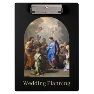Mary and Joseph Catholic Wedding Planning Journal Clipboard
