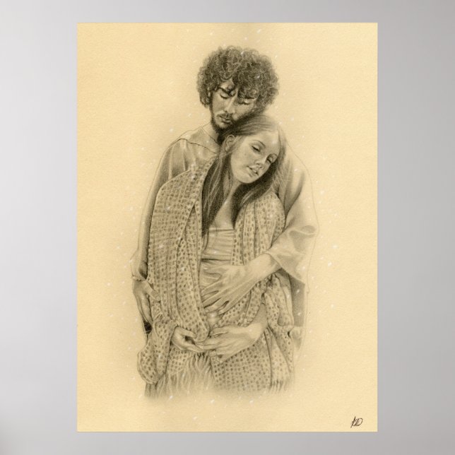 Mary and Joseph Poster/ Print (Front)