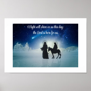 Mary And Joseph's Journey Poster (Matte)