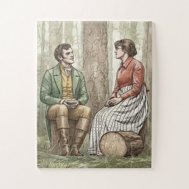 Mary and Tom in "The Other Bennet Sister" Jigsaw Puzzle (Vertical)