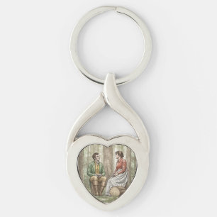 Mary and Tom in "The Other Bennet Sister" Key Ring