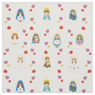Mary Around the World Fabric