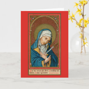 Mary as Mater Dolorosa (Mother of Sorrows) (SAU20) Card