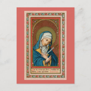 Mary as Mater Dolorosa (Mother of Sorrows) (SAU20) Postcard