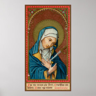 Mary as Mater Dolorosa (Mother of Sorrows) (SAU20) Poster
