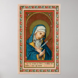 Mary as Mater Dolorosa (Mother of Sorrows) (SAU20) Poster